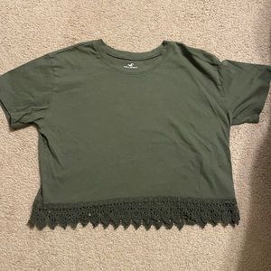 Hollister crop t shirt